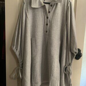 Free People Beach Oversized Poncho Sz M/L